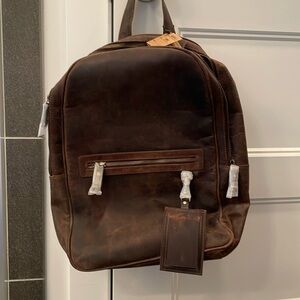 Vera Pelle genuine leather backpack from EU
